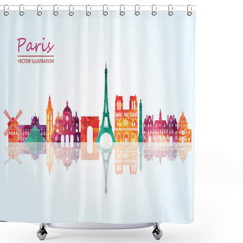 Personality  Paris Skyline Shower Curtains