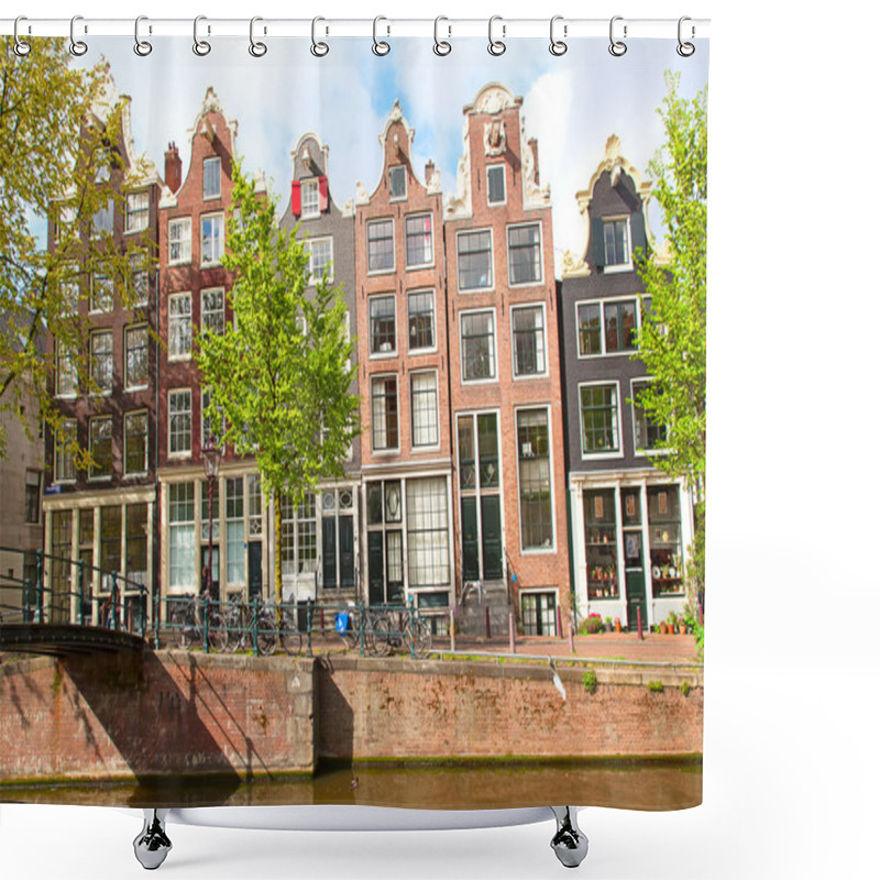 Personality  Traditional Houses Of The Amsterdam Shower Curtains