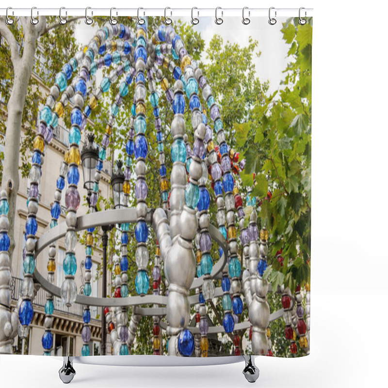 Personality  Le Kiosque Des Noctambules In Paris, France Shower Curtains