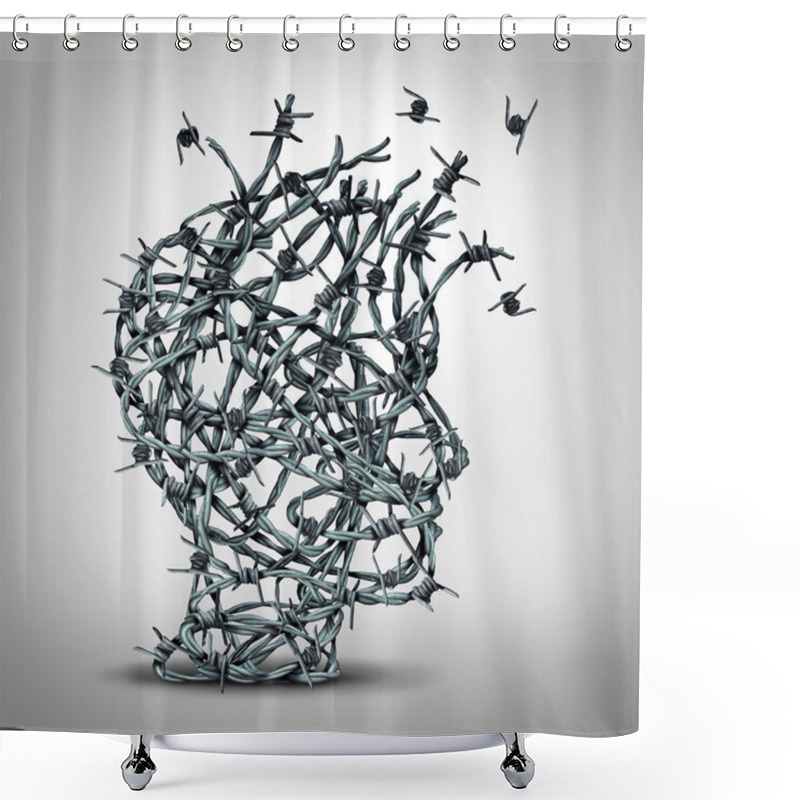 Personality  Financial Plunge Concept Shower Curtains