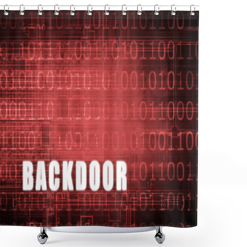 Personality  Backdoor Shower Curtains