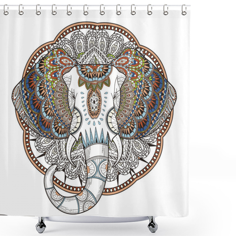 Personality  Graceful Elephant Shower Curtains