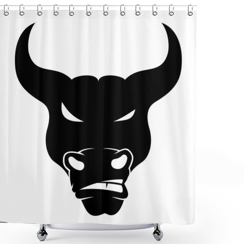 Personality  Vector Sign. Bull. Shower Curtains