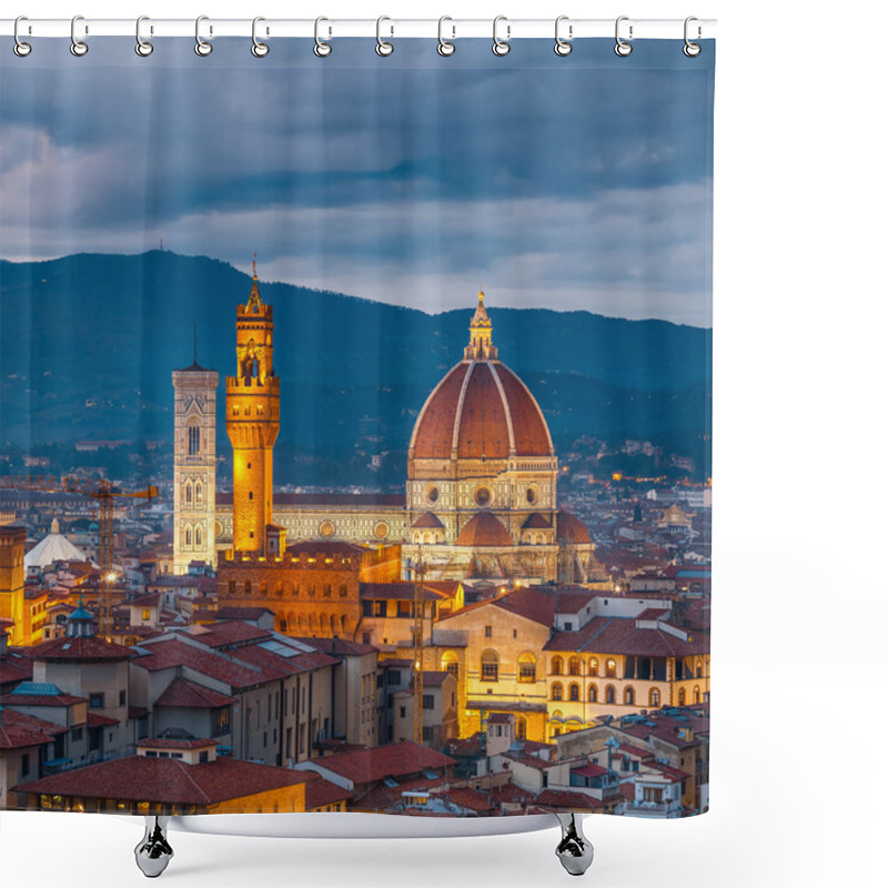 Personality  Duomo Cathedral In Florence Shower Curtains