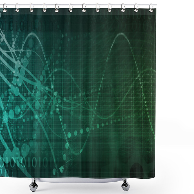 Personality  Data Analysis Shower Curtains