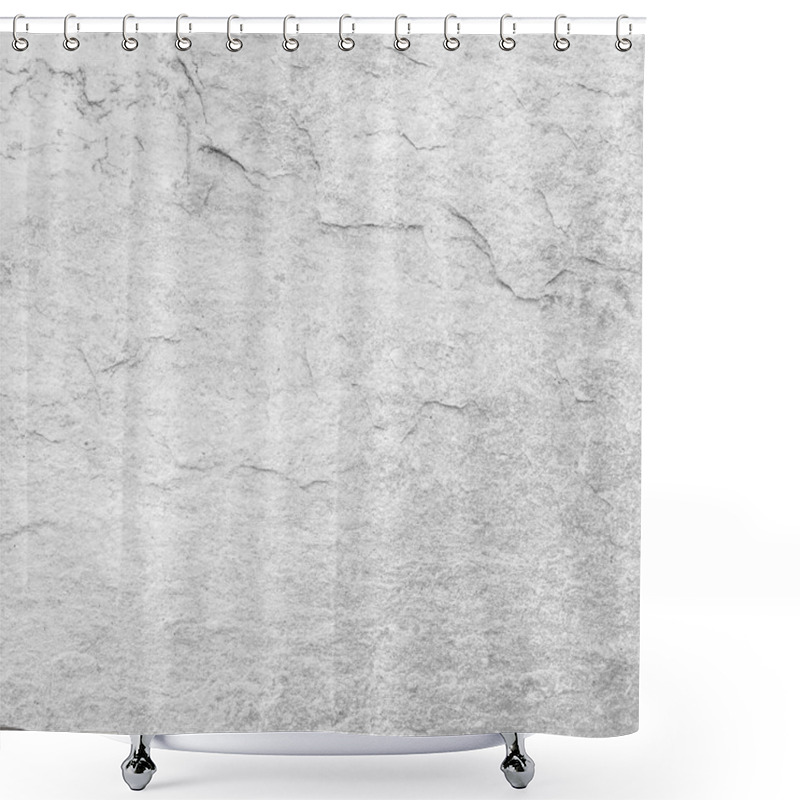 Personality  White Natural Stone Texture And Background Seamless Shower Curtains