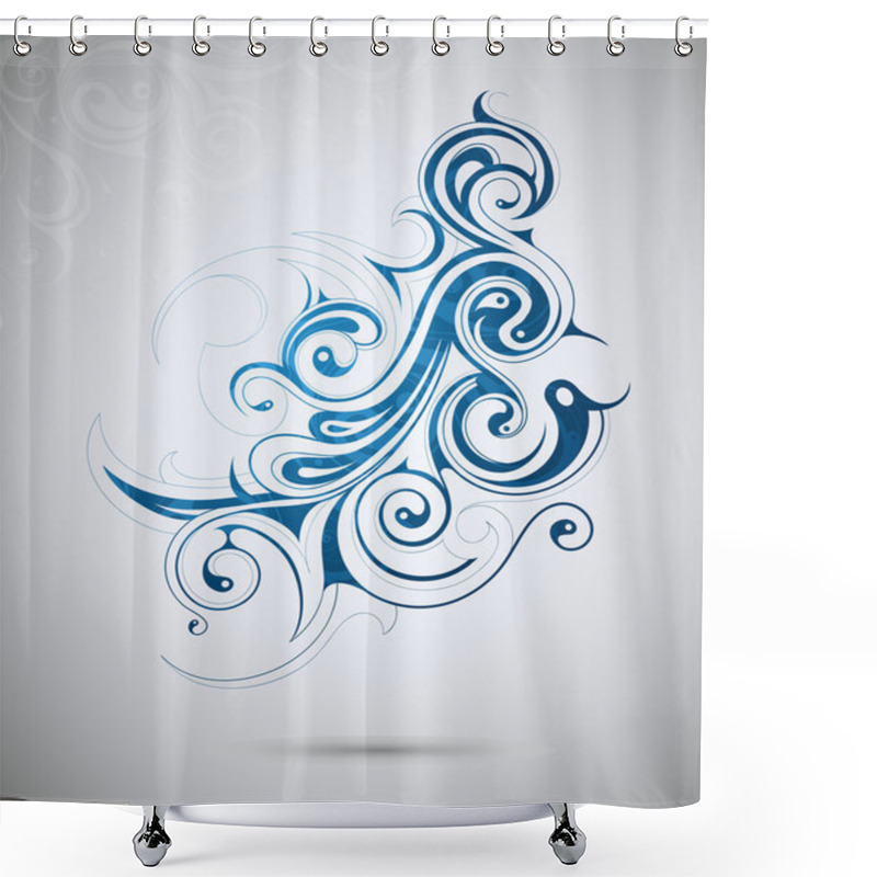 Personality  Design Element Shower Curtains