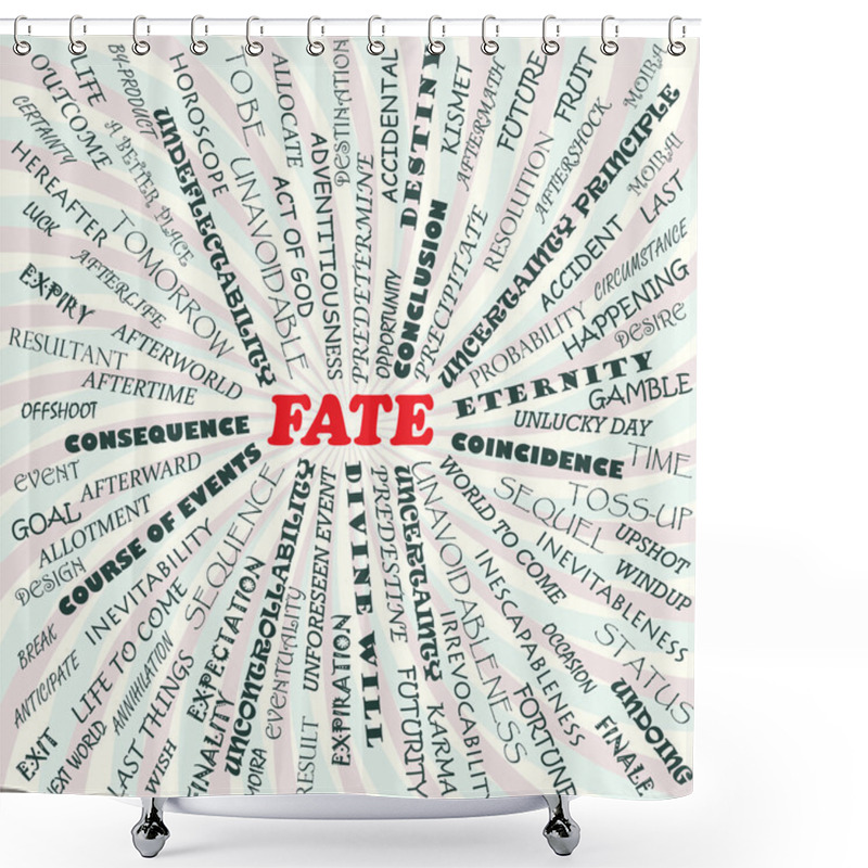 Personality  Fate Shower Curtains