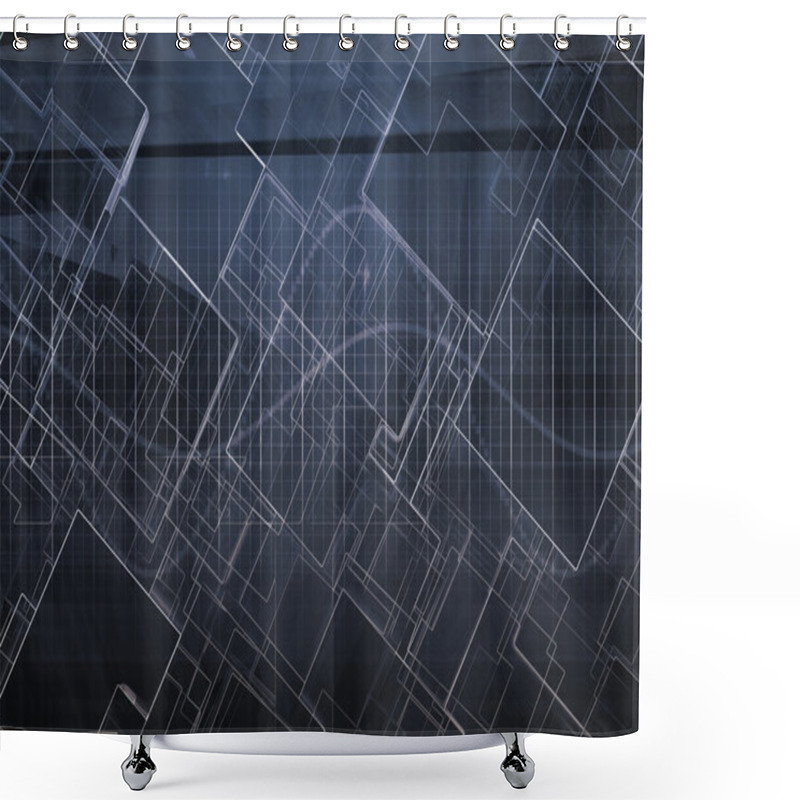 Personality  Emerging Technologies Shower Curtains