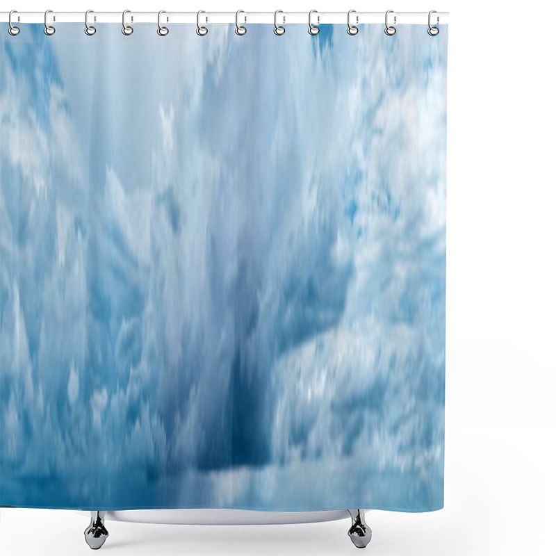 Personality  Cloudy Sky Panorama Shower Curtains