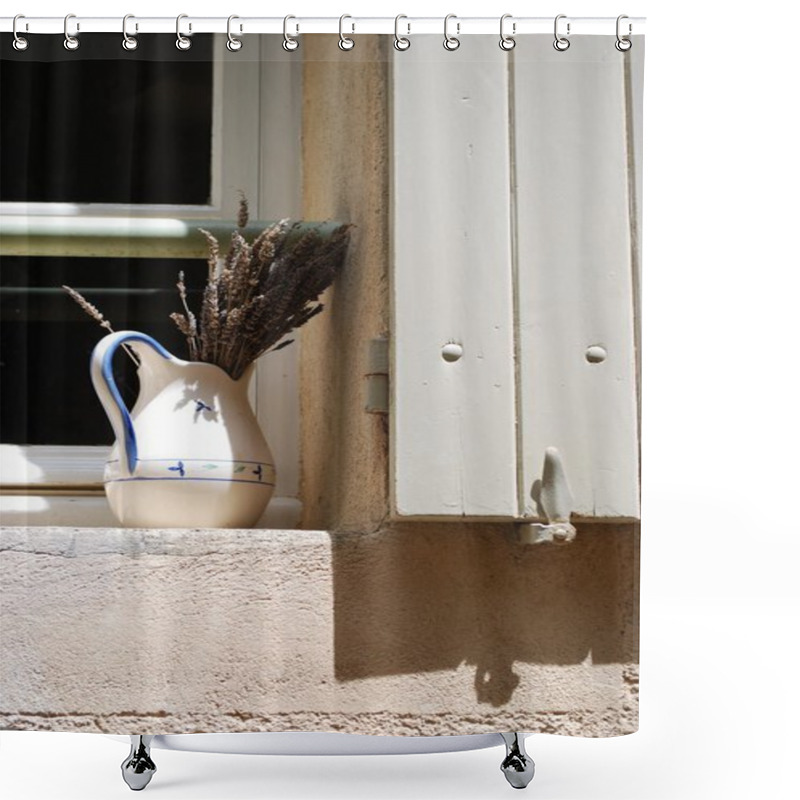 Personality  Window With Carafe And Lavender Shower Curtains