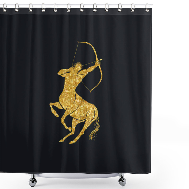 Personality  Centaur Concept Of Mythical Centaur Archer Horse Man Character With A Bow And Arrow Shower Curtains