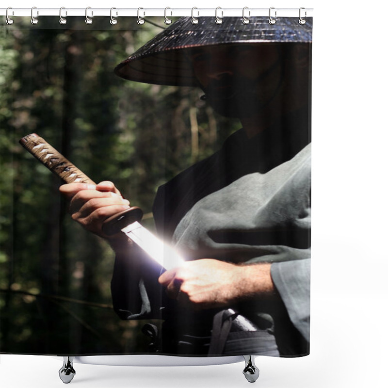 Personality  Samurai Shower Curtains