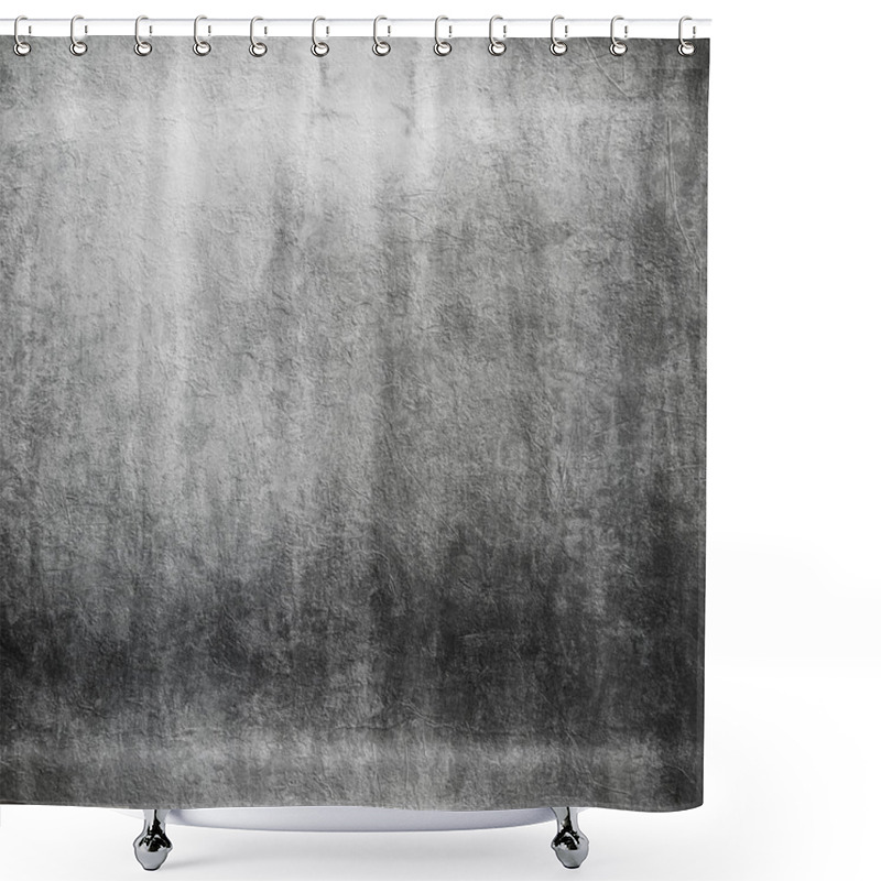 Personality  Silver Metal Texture Shower Curtains