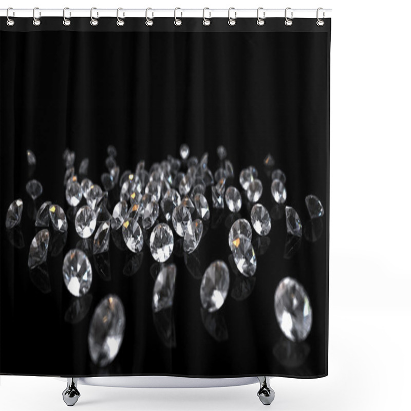 Personality  Diamonds Shower Curtains