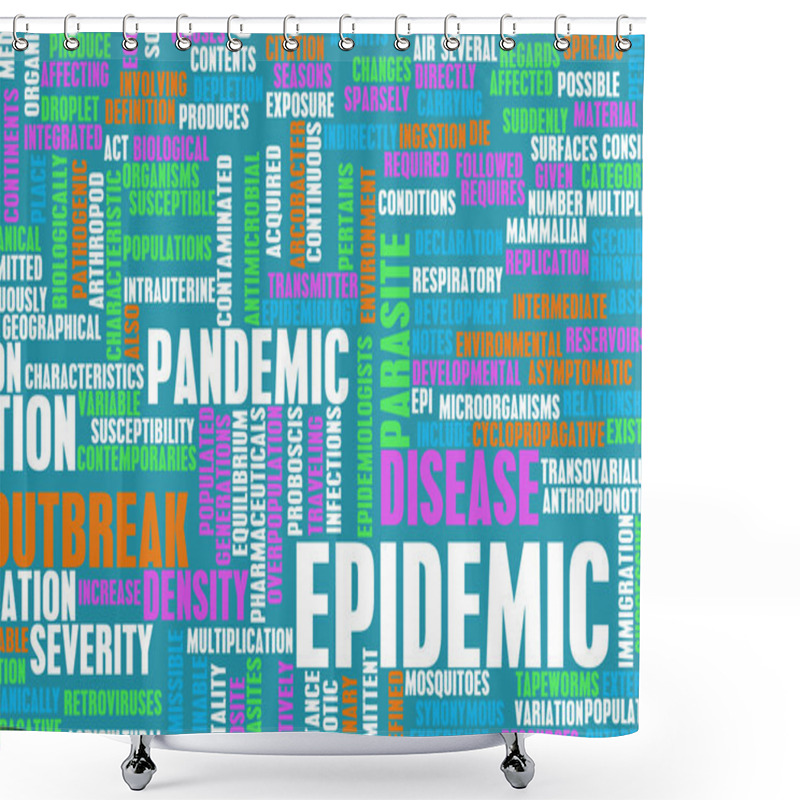 Personality  Epidemic Shower Curtains