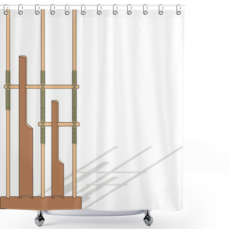 Personality  Angklung Is Indonesian Traditional Music Shower Curtains