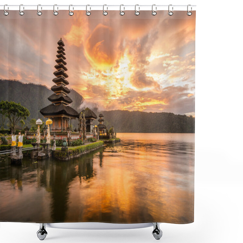 Personality  Pura Ulun Danu Bratan At Bali, Indonesia Shower Curtains