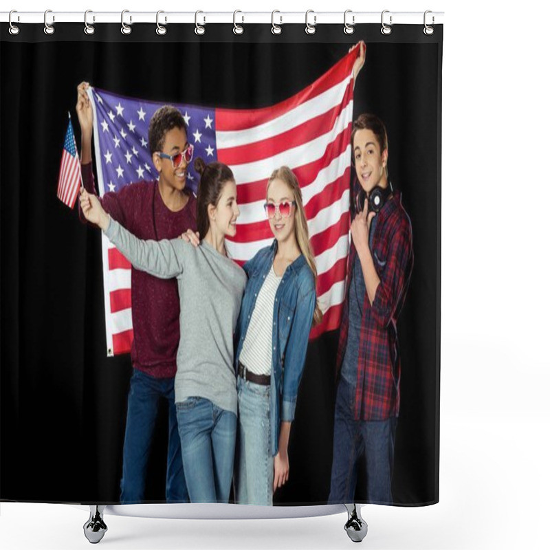 Personality  American Teens Shower Curtains