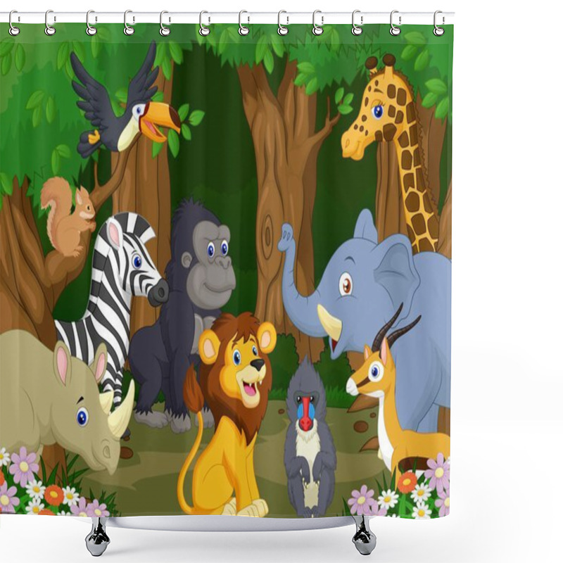 Personality  Wild Animals Shower Curtains