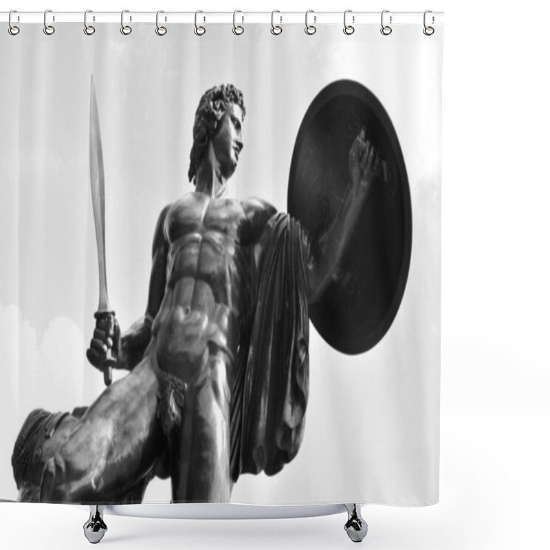 Personality  Achilles  In Hyde Park, London, UK Shower Curtains