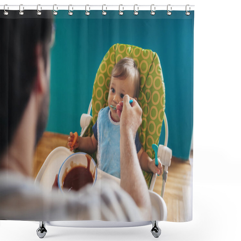 Personality  Father And Son Shower Curtains