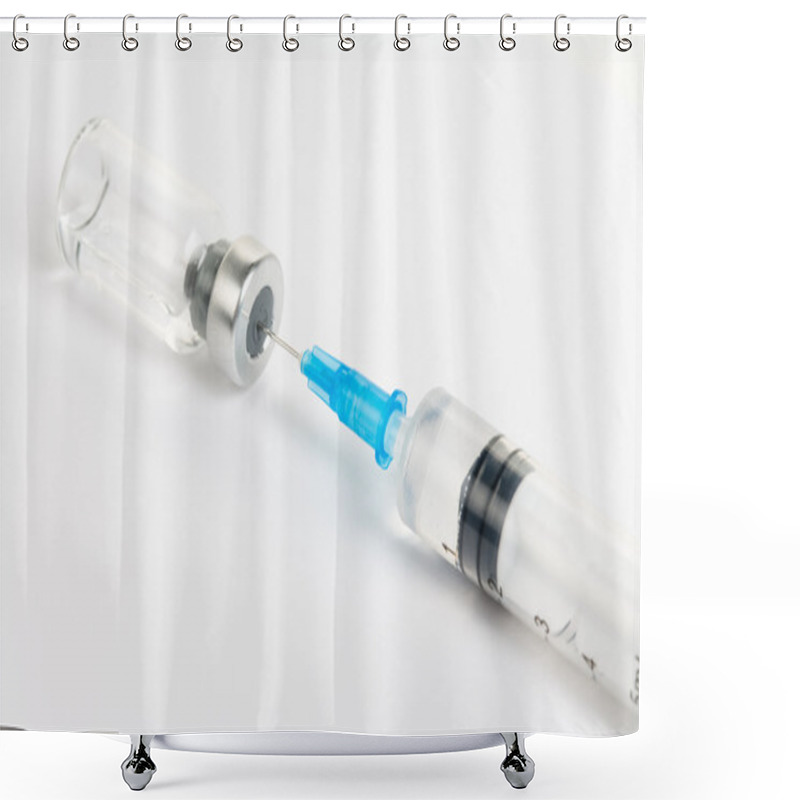 Personality  Syringe And Vaccination Shower Curtains