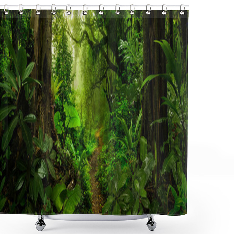 Personality  Tropical Rain Forest In Costa Rica Shower Curtains