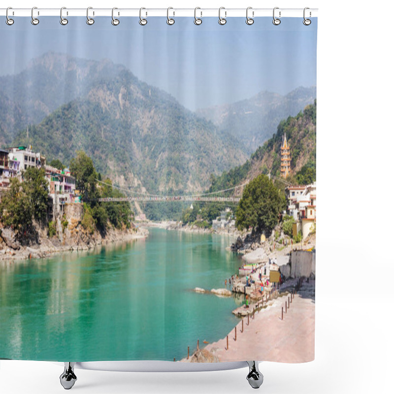 Personality  Rishikesh In India Shower Curtains