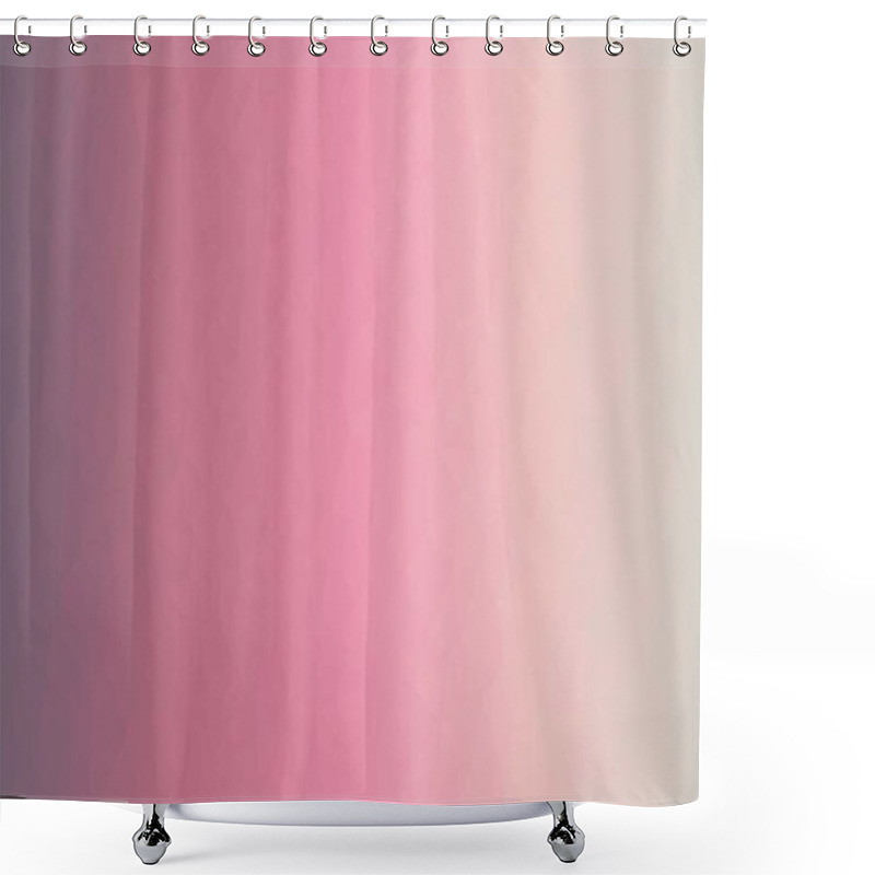 Personality  Minimal Pink Purple Gradient Polygonal Background Shower Curtains