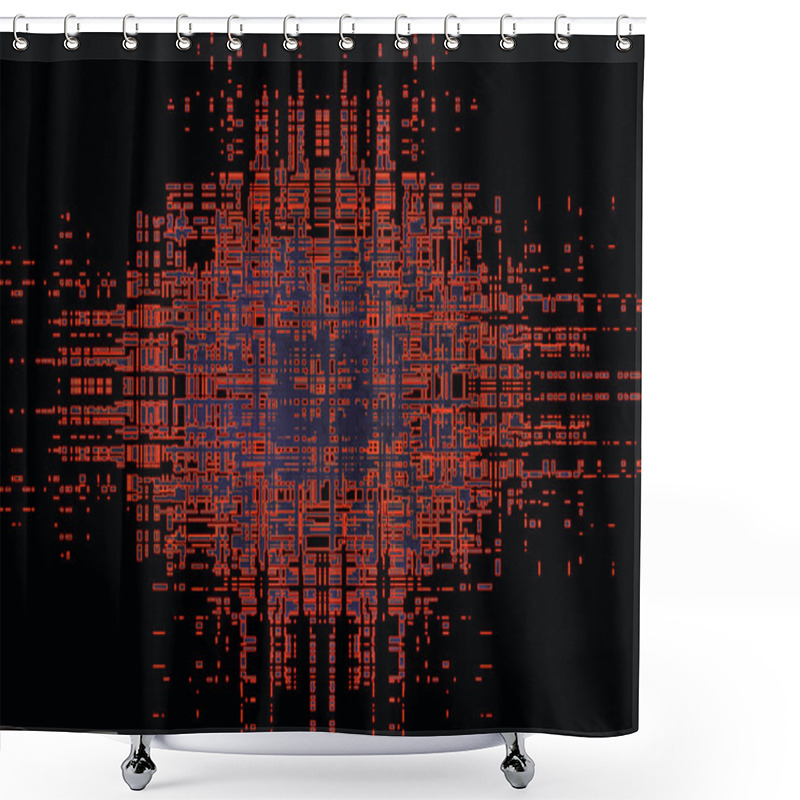 Personality  Abstraction Shower Curtains