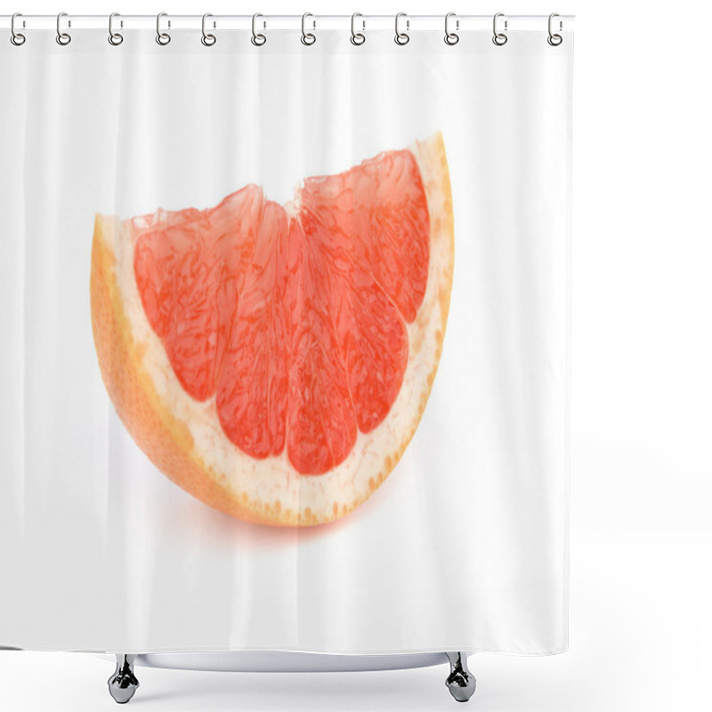 Personality  Slice Of Grapefruit Shower Curtains