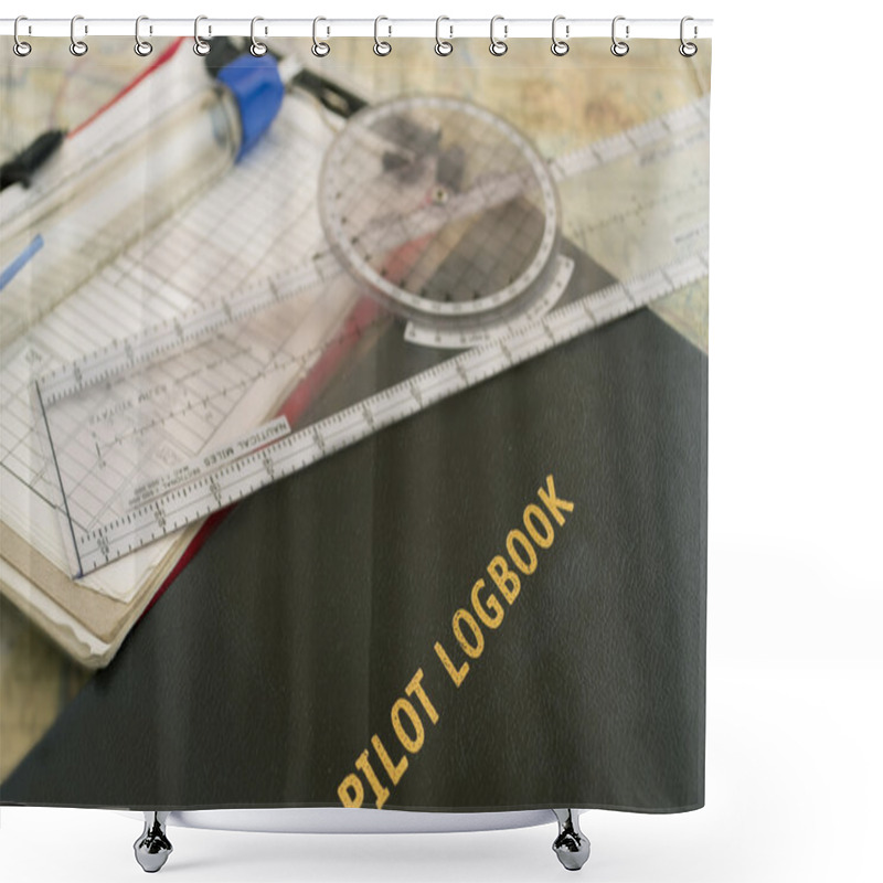 Personality  Pilot Tools Shower Curtains