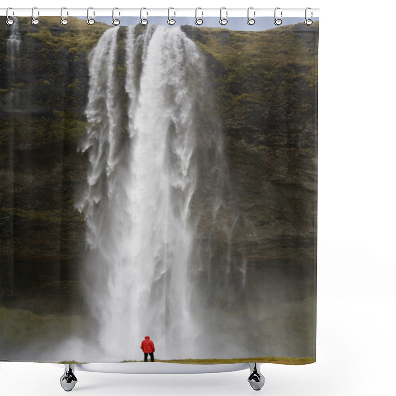 Personality  Seljalandsfoss Waterfall - Iceland Shower Curtains