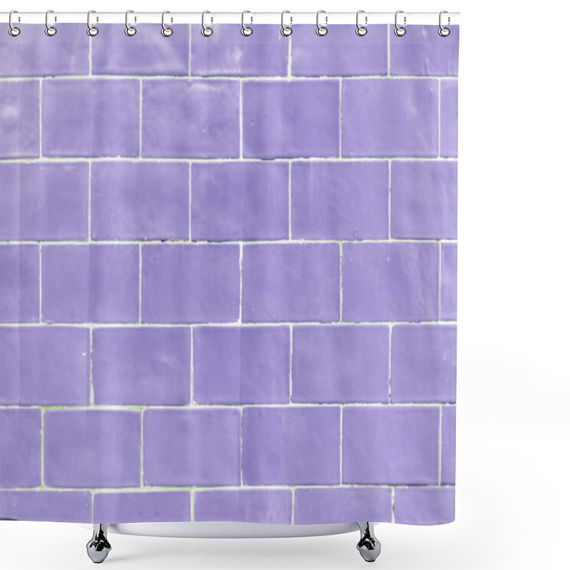 Personality  Brick Wall Pattern, Old Grunge Wall Texture Background Shower Curtains