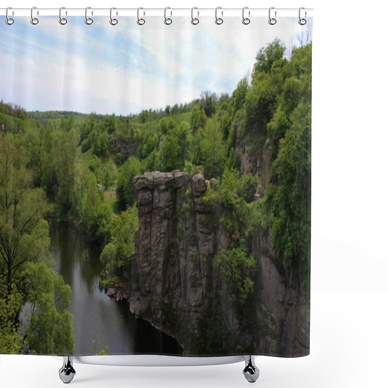 Personality  Buki, Canyon In Ukraine Shower Curtains