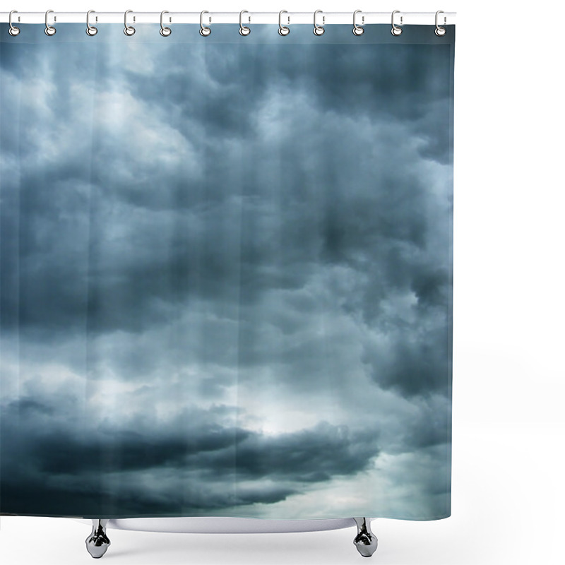 Personality  Cold Clouds In The Night Sky Shower Curtains