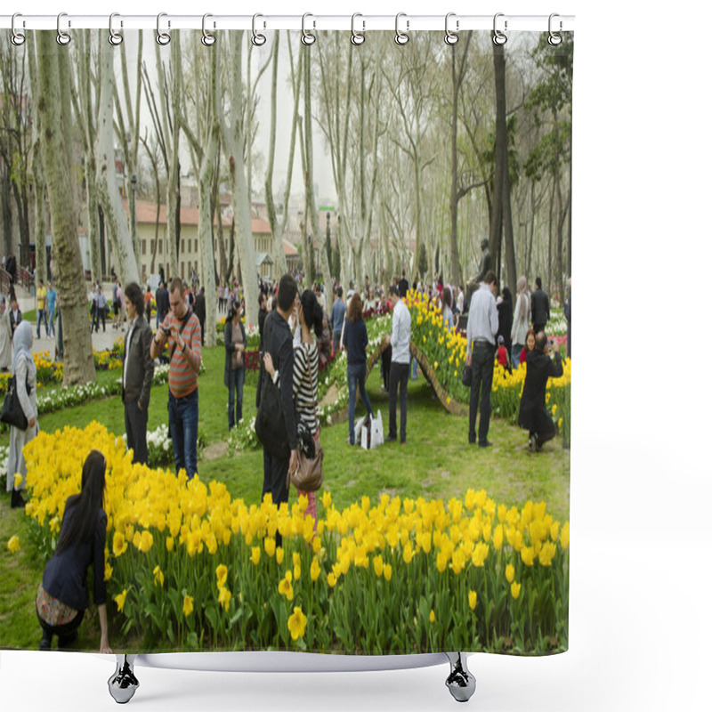 Personality  Istanbul Tulip Festival. Seasonal Tulip Festivals Celebrated In  Shower Curtains