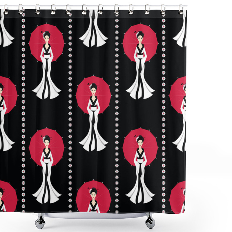 Personality  Seamless Pattern Shower Curtains