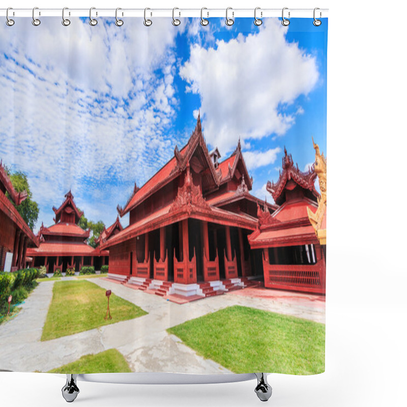 Personality  Mandalay Palace At Mandalay Shower Curtains