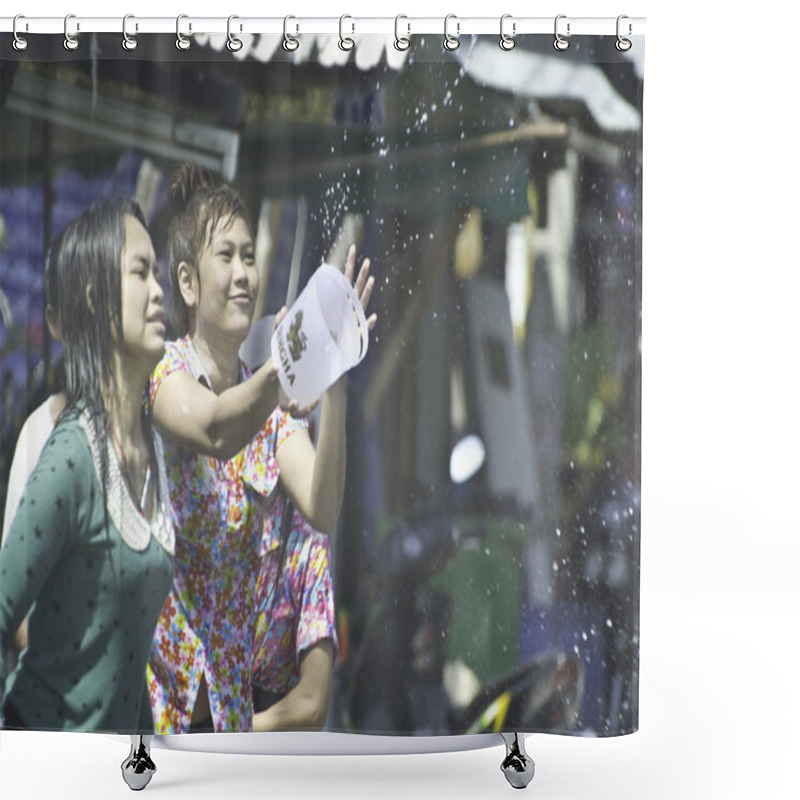 Personality  2012 Songkran Shower Curtains