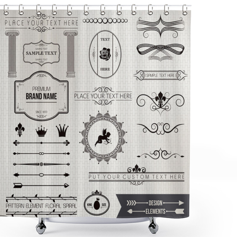 Personality  Design Elements Part 1 Shower Curtains