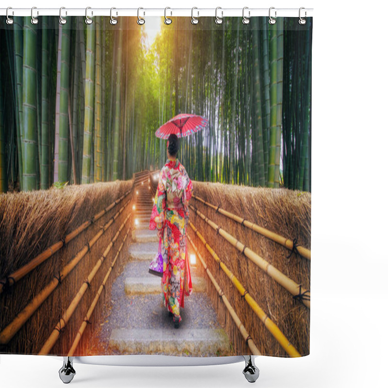 Personality  Bamboo Forest Shower Curtains