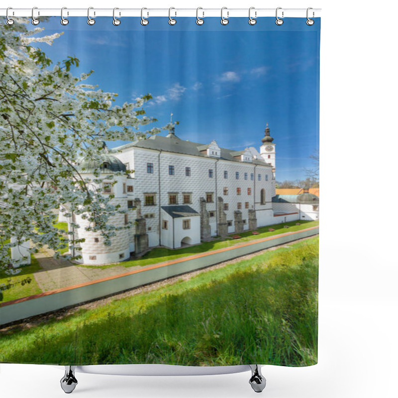 Personality  Czech Republic - Renaissance Castle In Town Pardubice Shower Curtains