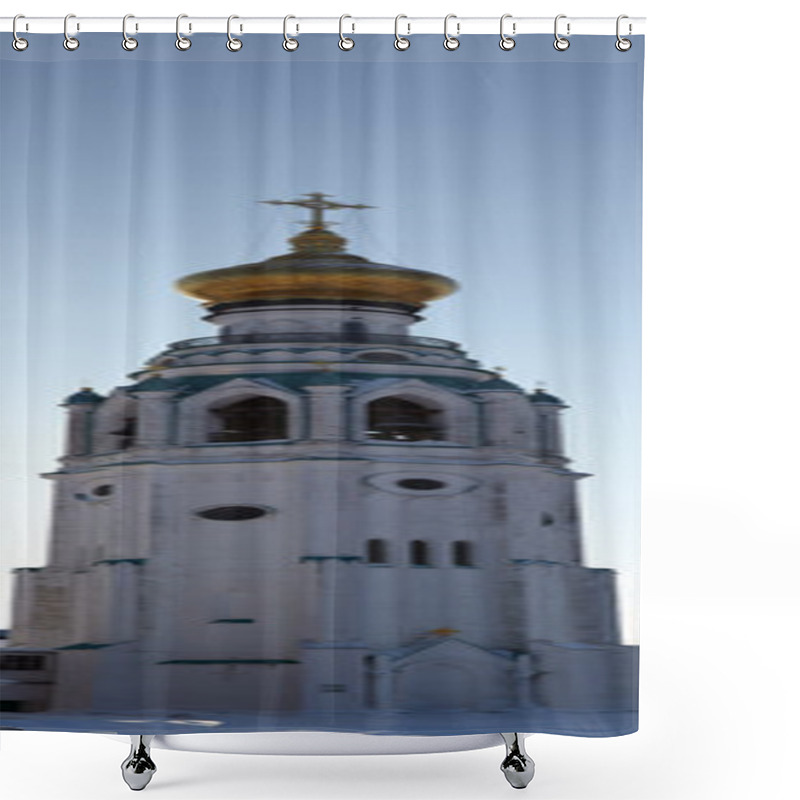 Personality  Bell Tower Of Sophia Cathedral In Vologda Kremlin, Russia Shower Curtains