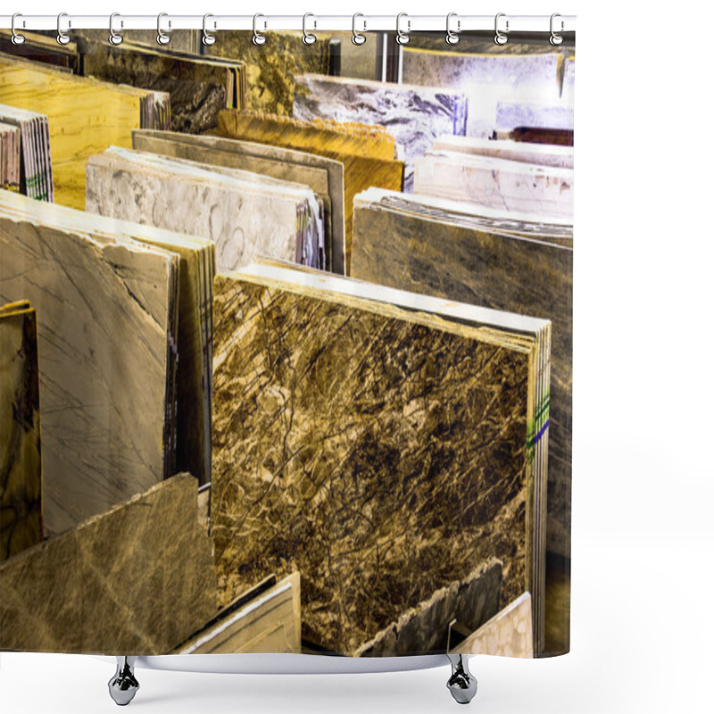 Personality  Natural Stone Slabs Of Granite, Marble, Quartz Shower Curtains