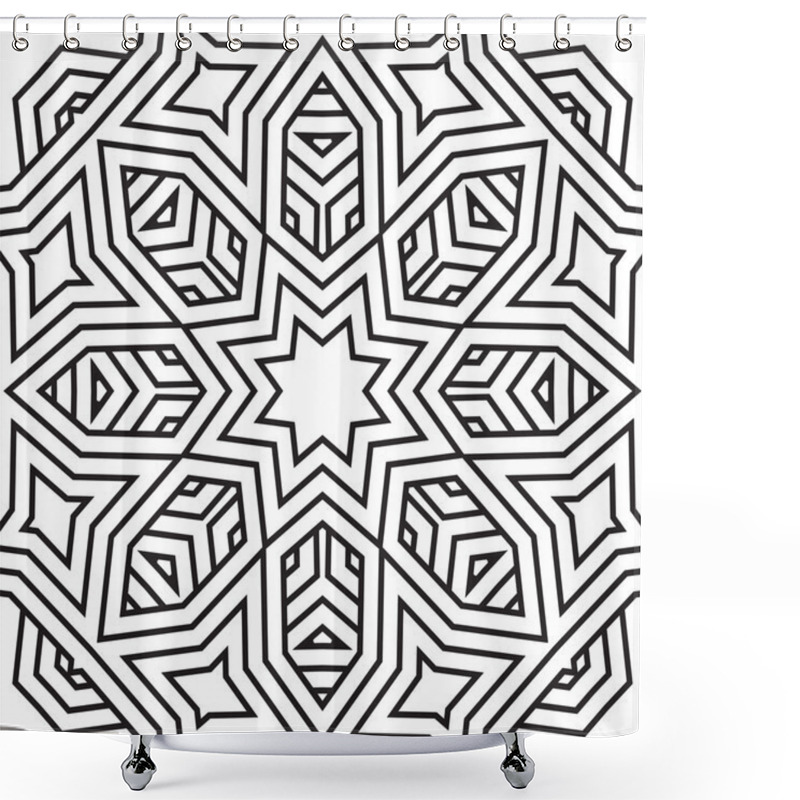 Personality  Vector Seamless Pattern Shower Curtains