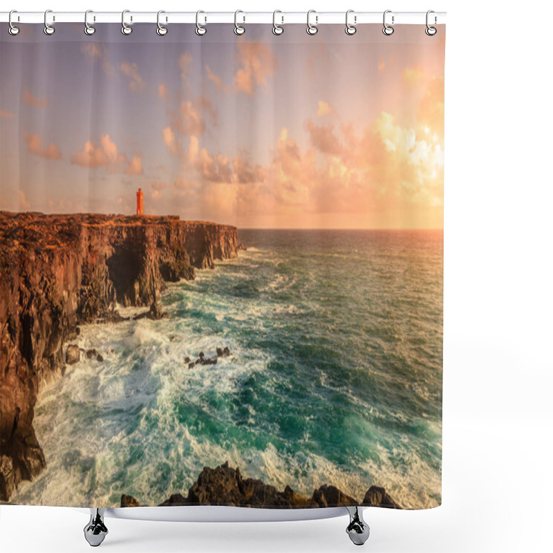 Personality  Icelandic Coast Shower Curtains