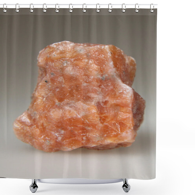 Personality  Orange Calcite Shower Curtains