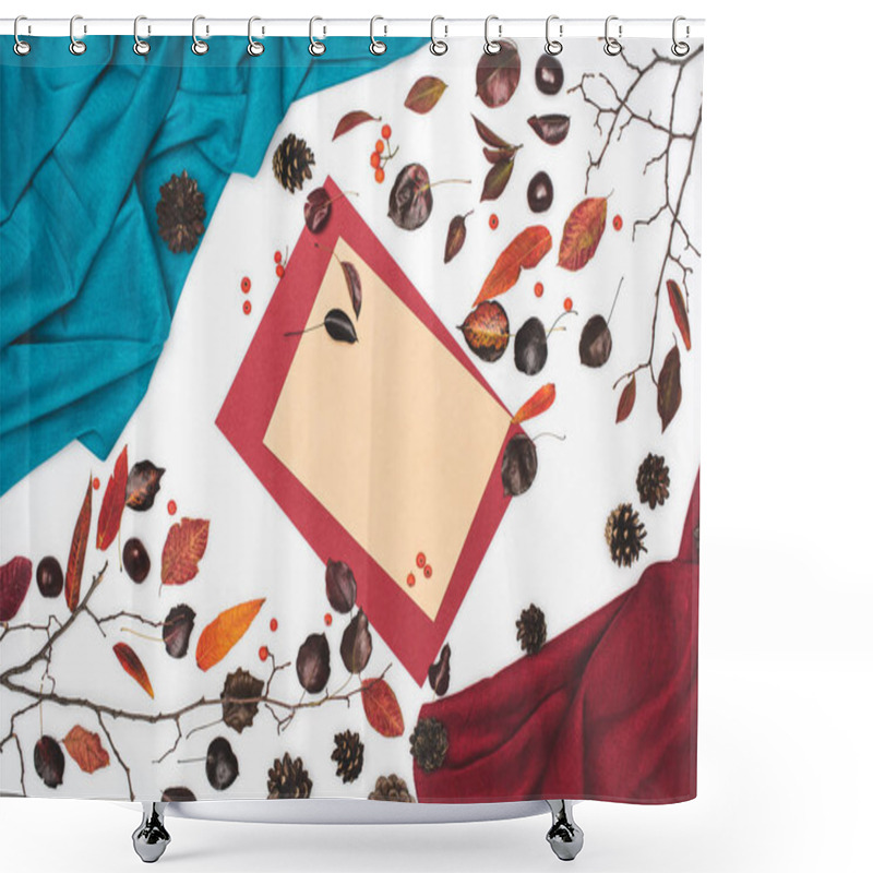 Personality  Beautiful Autumn Composition Shower Curtains